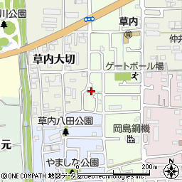 京都府京田辺市草内五反田31周辺の地図