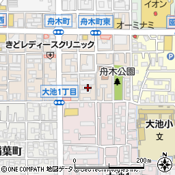 大阪府茨木市舟木町13周辺の地図