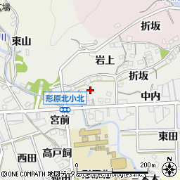 愛知県蒲郡市金平町（堀ノ内）周辺の地図