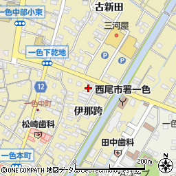 愛知県西尾市一色町一色伊那跨13周辺の地図