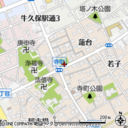 愛知県豊川市牛久保町八幡口93周辺の地図