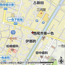 愛知県西尾市一色町一色伊那跨14周辺の地図