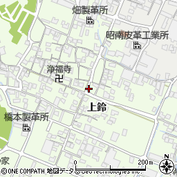 兵庫県姫路市四郷町上鈴197-8周辺の地図