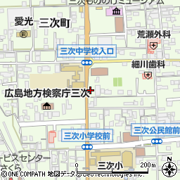 広島県三次市三次町1729周辺の地図