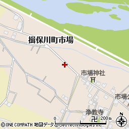 兵庫県たつの市揖保川町市場676周辺の地図