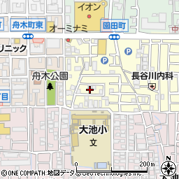 大阪府茨木市園田町19周辺の地図