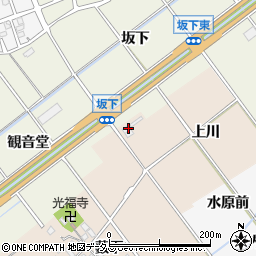 愛知県豊川市西島町上川周辺の地図