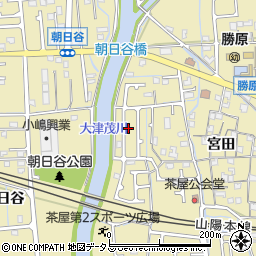兵庫県姫路市勝原区宮田387-13周辺の地図