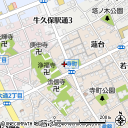 愛知県豊川市牛久保町八幡口95周辺の地図