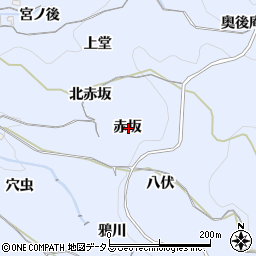 京都府綴喜郡井手町多賀赤坂周辺の地図