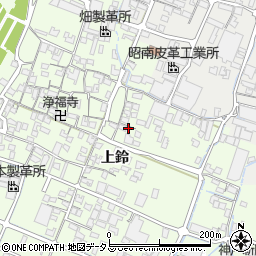兵庫県姫路市四郷町上鈴174周辺の地図