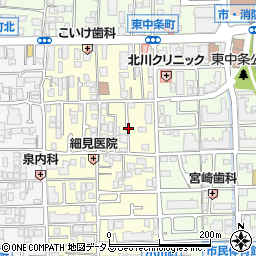 大阪府茨木市下中条町5周辺の地図