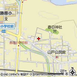 兵庫県姫路市勝原区山戸574周辺の地図