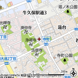 愛知県豊川市牛久保町八幡口96周辺の地図