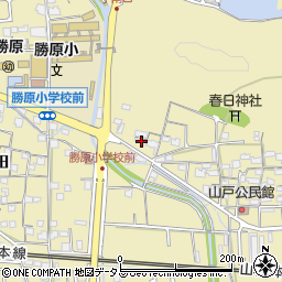 兵庫県姫路市勝原区山戸613周辺の地図