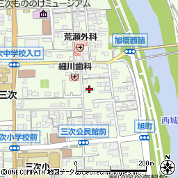 広島県三次市三次町1564周辺の地図