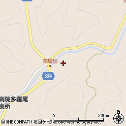 滋賀県甲賀市信楽町多羅尾1686周辺の地図