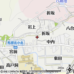 愛知県蒲郡市金平町折坂1周辺の地図