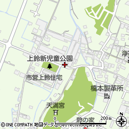 兵庫県姫路市四郷町上鈴104-1周辺の地図