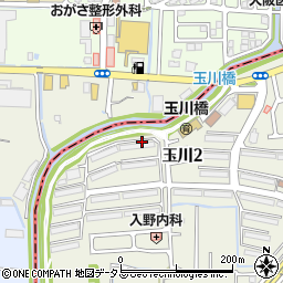 大阪府高槻市玉川2丁目41周辺の地図