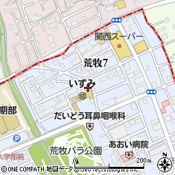 アベールローズパーク周辺の地図