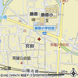 兵庫県姫路市勝原区宮田476周辺の地図