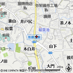愛知県蒲郡市金平町上大門5周辺の地図