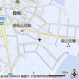 兵庫県加古川市志方町投松537周辺の地図