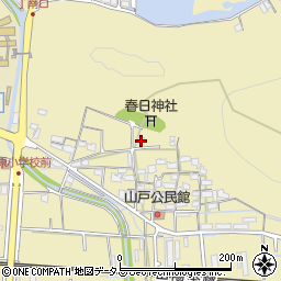 兵庫県姫路市勝原区山戸301周辺の地図