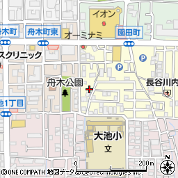 大阪府茨木市園田町20周辺の地図