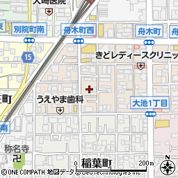 大阪府茨木市舟木町18周辺の地図