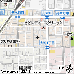 大阪府茨木市舟木町16周辺の地図