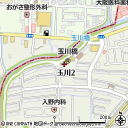 大阪府高槻市玉川2丁目50-21周辺の地図