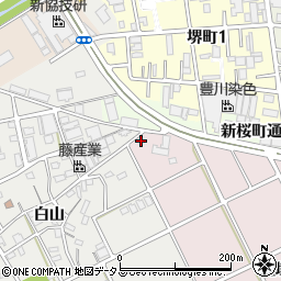 愛知県豊川市篠束町並塚1周辺の地図