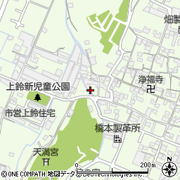 兵庫県姫路市四郷町上鈴9-3周辺の地図