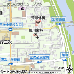 広島県三次市三次町1711周辺の地図