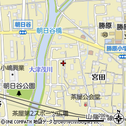 兵庫県姫路市勝原区宮田396周辺の地図