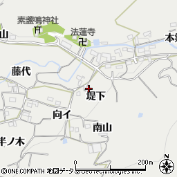 愛知県豊橋市石巻本町堤下周辺の地図