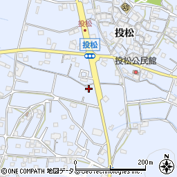 兵庫県加古川市志方町投松452周辺の地図