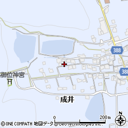 兵庫県加古川市志方町成井499周辺の地図
