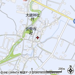 兵庫県加古川市志方町上冨木735-1周辺の地図