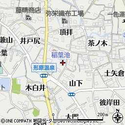 愛知県蒲郡市金平町上大門10周辺の地図