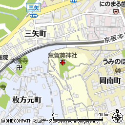 意賀美神社周辺の地図