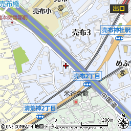 篠部医院周辺の地図