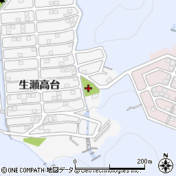 高雄台公園周辺の地図