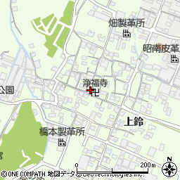 兵庫県姫路市四郷町上鈴144-2周辺の地図