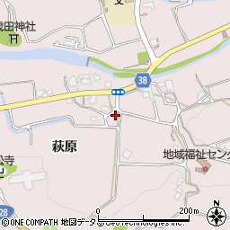 兵庫県神戸市北区淡河町萩原405周辺の地図