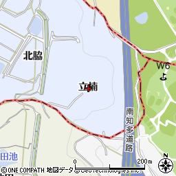愛知県常滑市坂井立楠周辺の地図