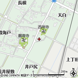 愛知県西尾市吉良町富田東屋敷40周辺の地図