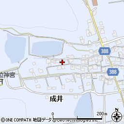 兵庫県加古川市志方町成井498周辺の地図